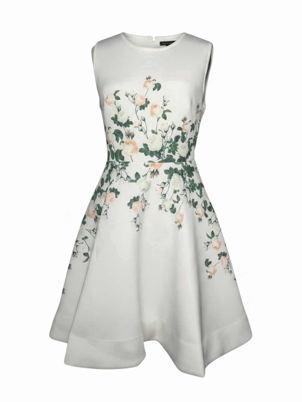 NWT Erin Fetherston Floral Scuba Fit & Flare Dress Pockets Sz 8 MSRP $325